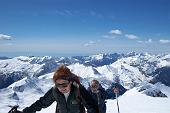 Scialpinistica di primavera in 24 CAI-Albino da Lizzola allo Spallone (2687 m.) del Tre Confini il 28 marzo 2010 -  FOTOGALLERY